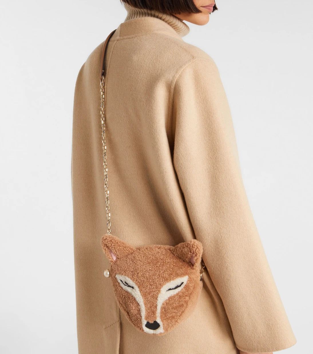 Jimmy Choo - Soft Fox Mini shearling shoulder bag