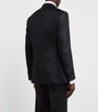 Brioni Black Silk Jacquard Virgilio Tuxedo Jacket
