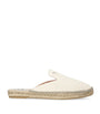 Manebi White La Havana Espadrille Slippers