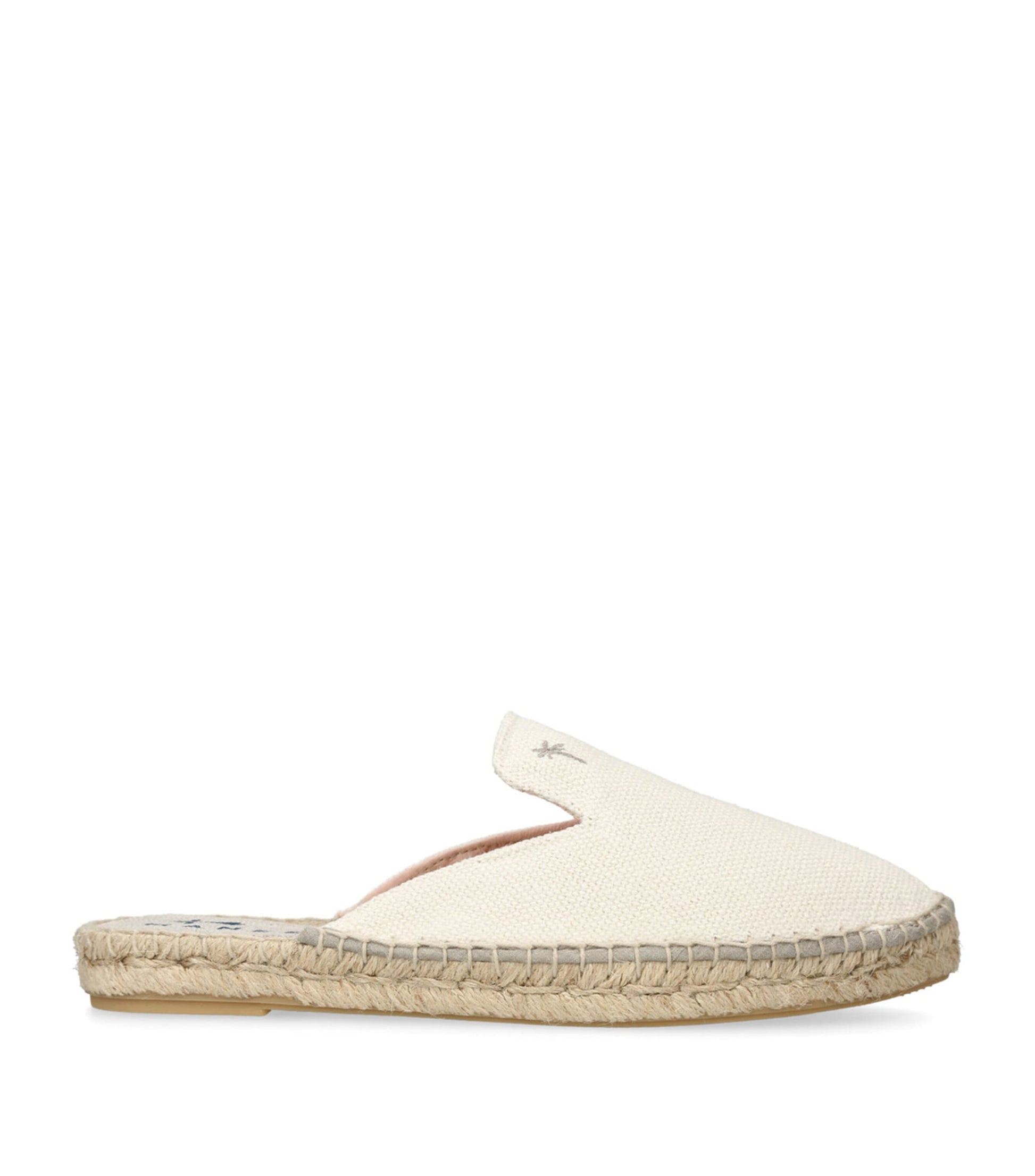Manebi White La Havana Espadrille Slippers
