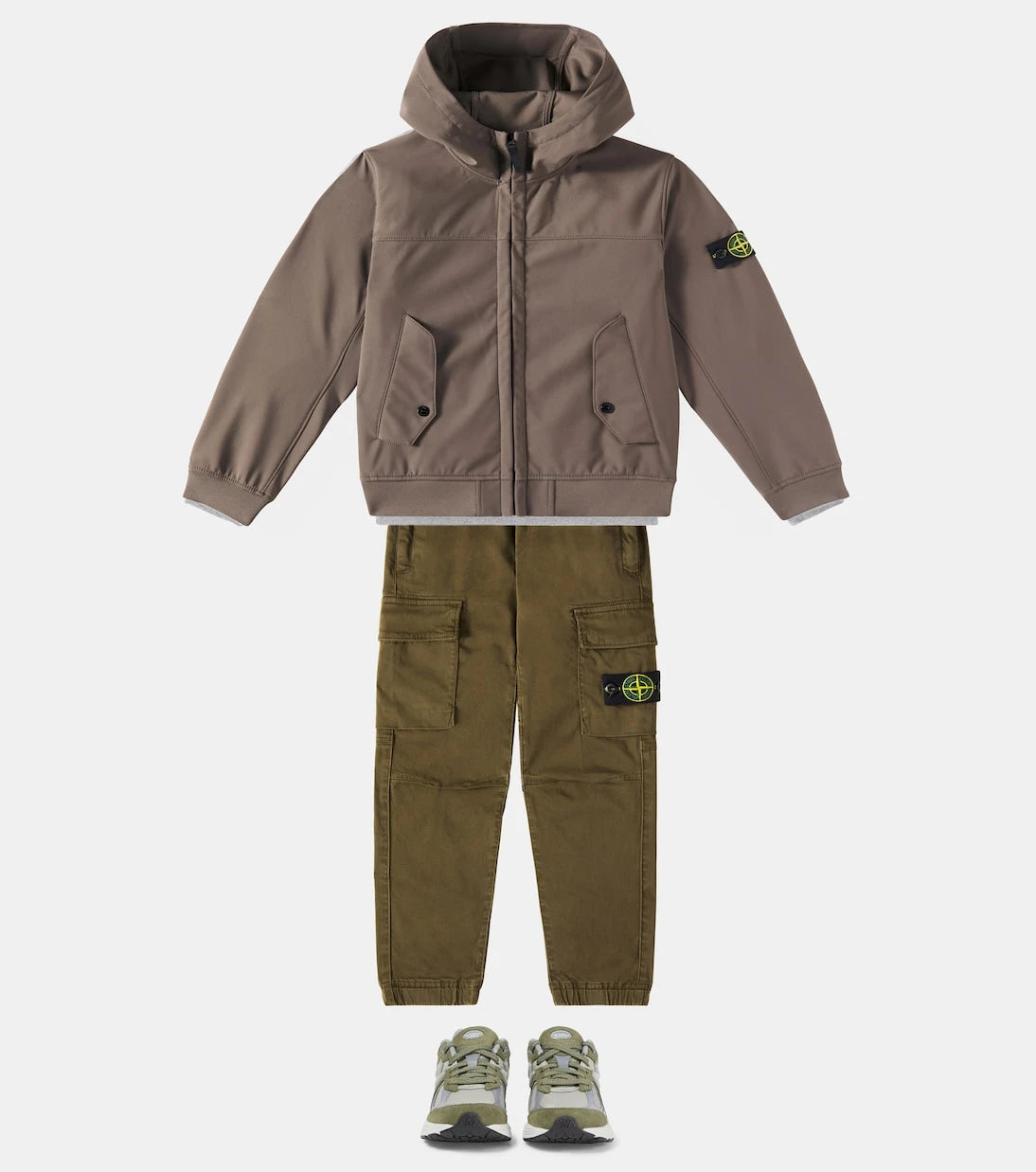 Stone Island Junior - Cotton pants