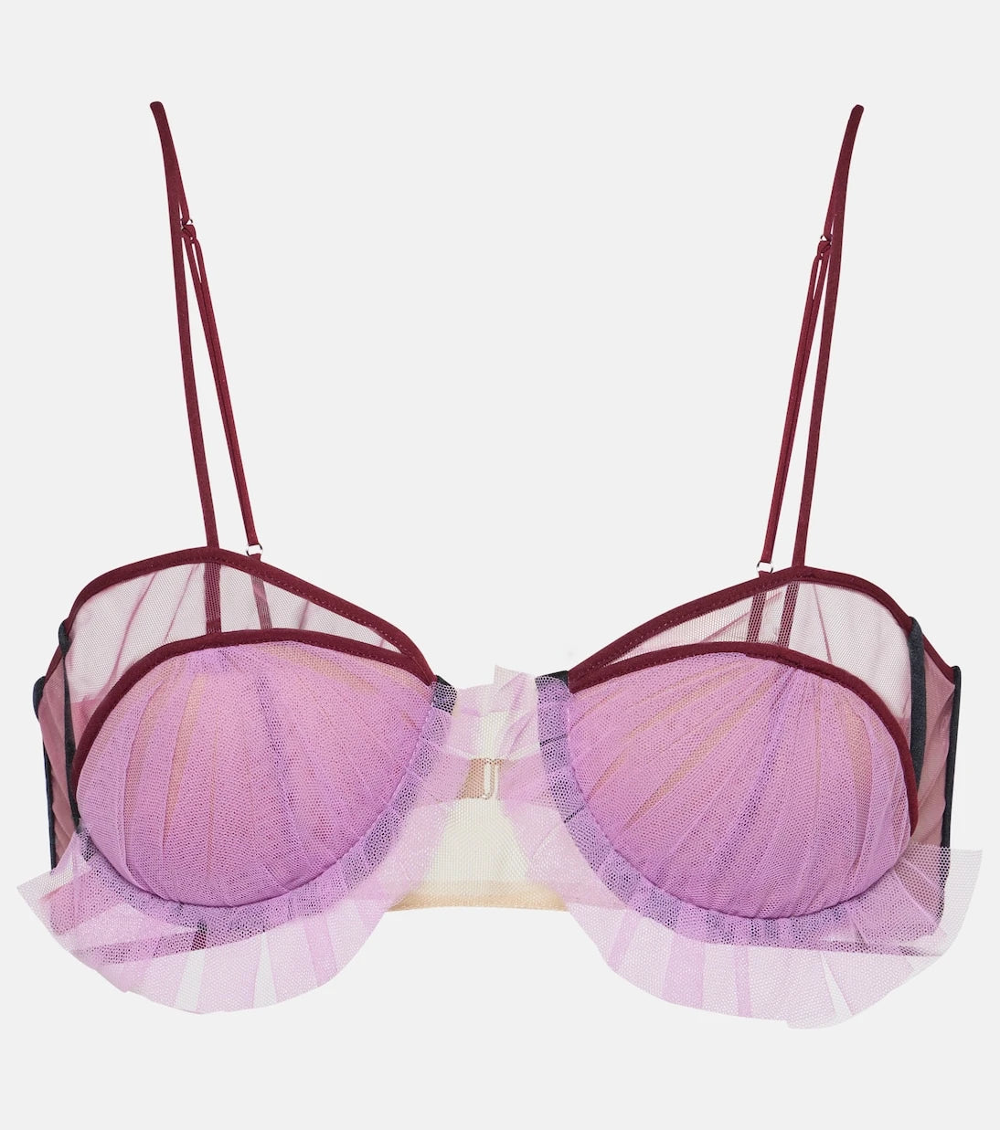 Nensi Dojaka - Exploding Flower tulle bra