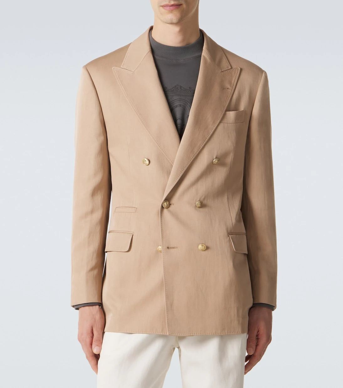 Brunello Cucinelli - Silk and linen blazer