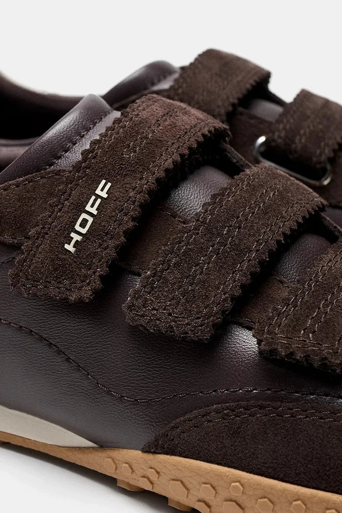 Hoff BRIDGE VELCROS CHOCOLATE маратонки дамски от кожа