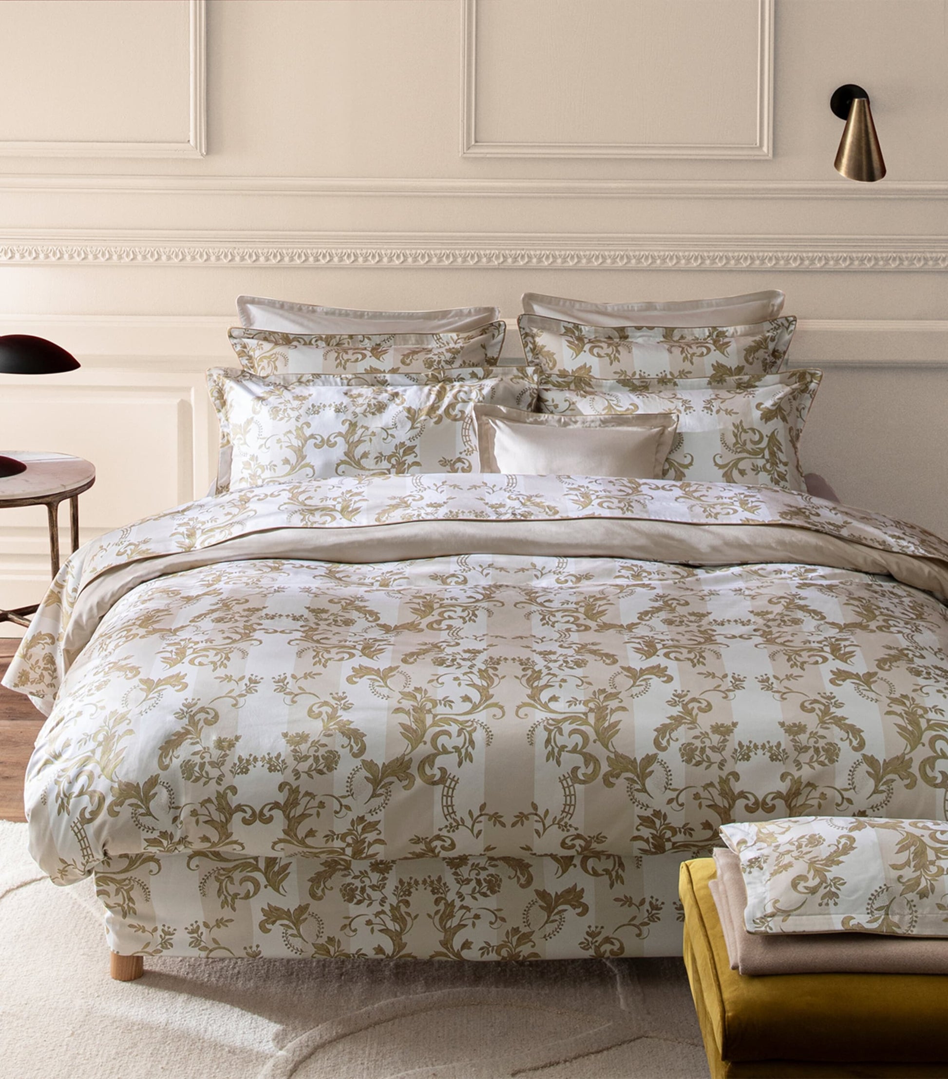 Organic Cotton Opera Super King Duvet Cover (260cm x 220cm)