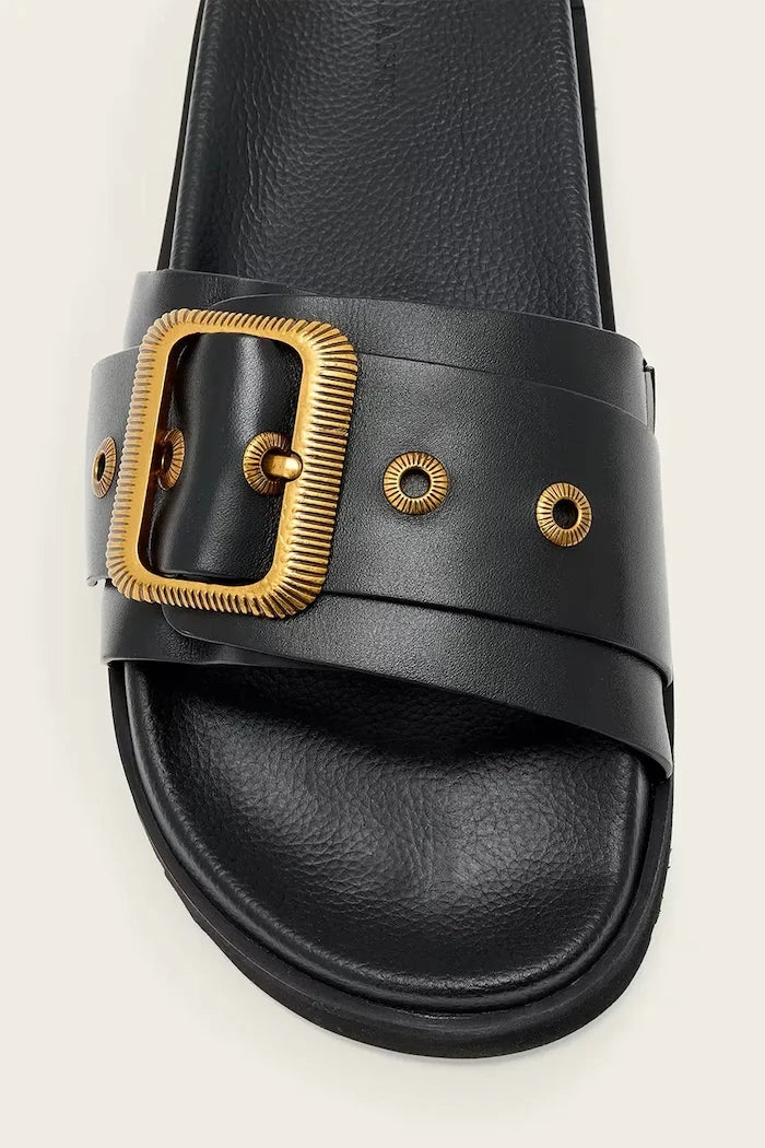 Кожени чехли AllSaints Ellie Western Sandals