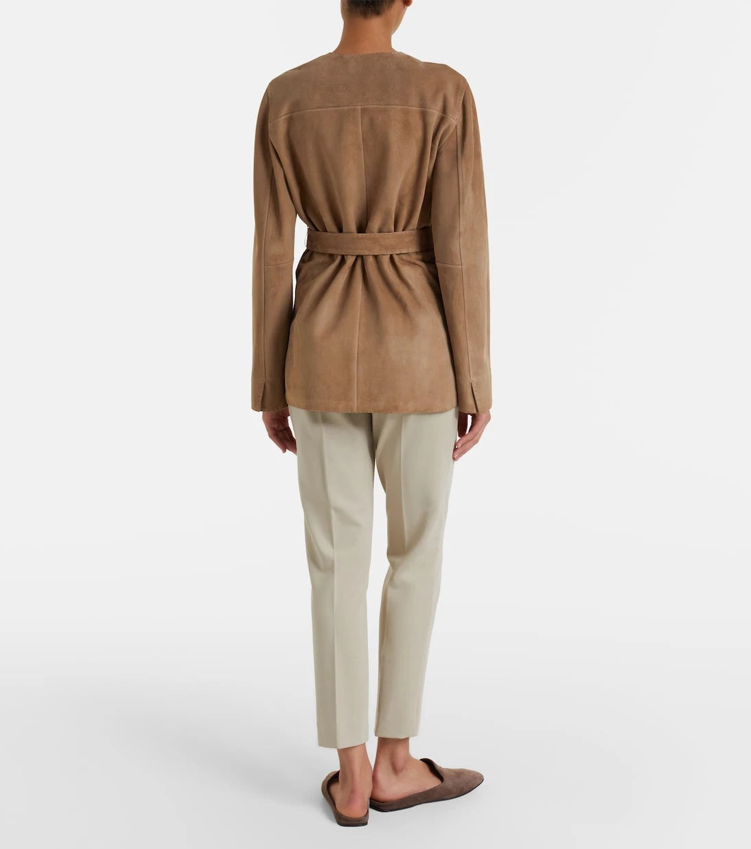 Max Mara - Cropped jersey slim pants