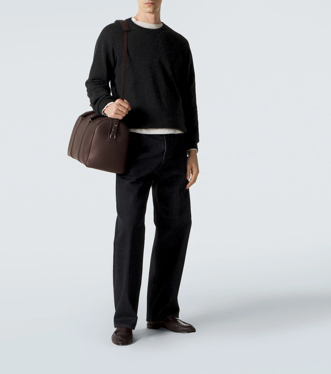 The Row - Iowa leather duffel bag