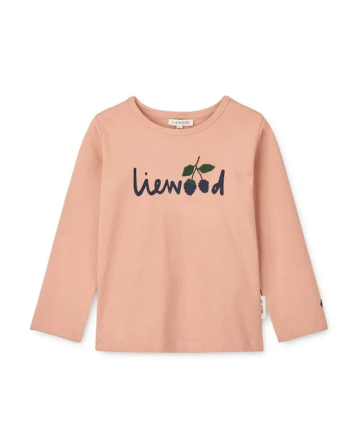 Детска блуза с дълги ръкави Liewood Apia Placement Longsleeve T-shirt