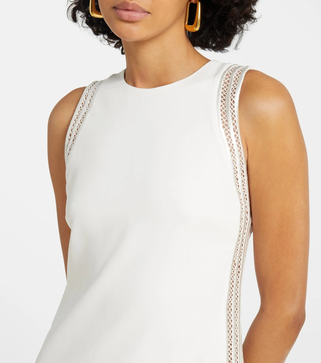 Simkhai - Zakaria mesh-trimmed maxi dress