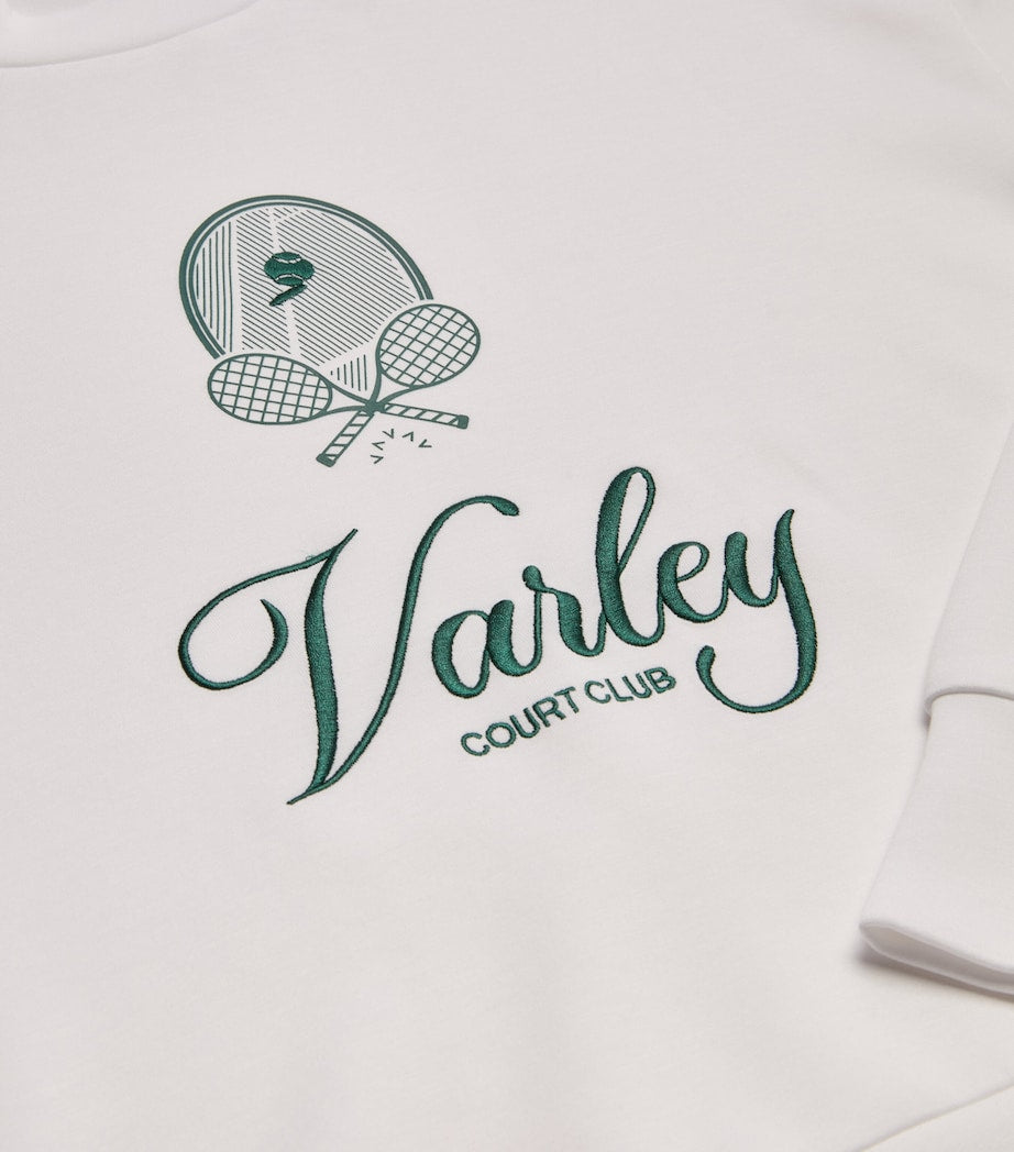 Varley White DoubleSoft Rasco Namesake Sweatshirt