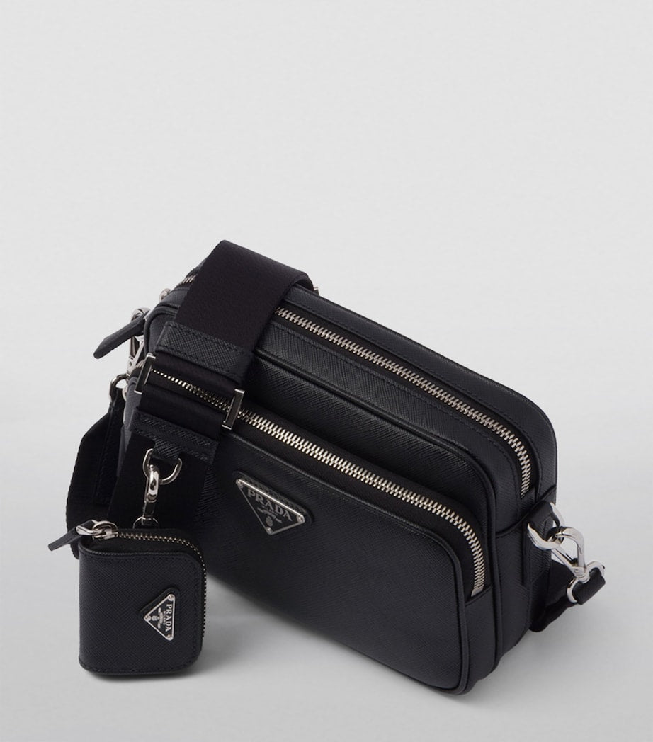 Saffiano Leather Cross-Body Bag