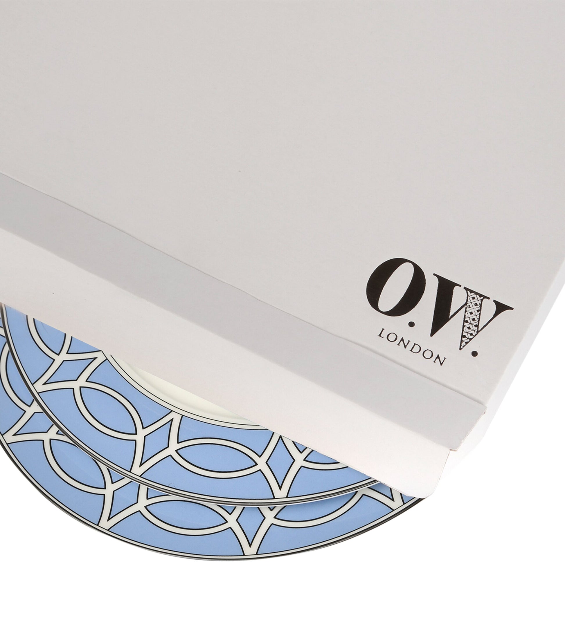 Set of 2 Loop Dessert Plates (21cm)