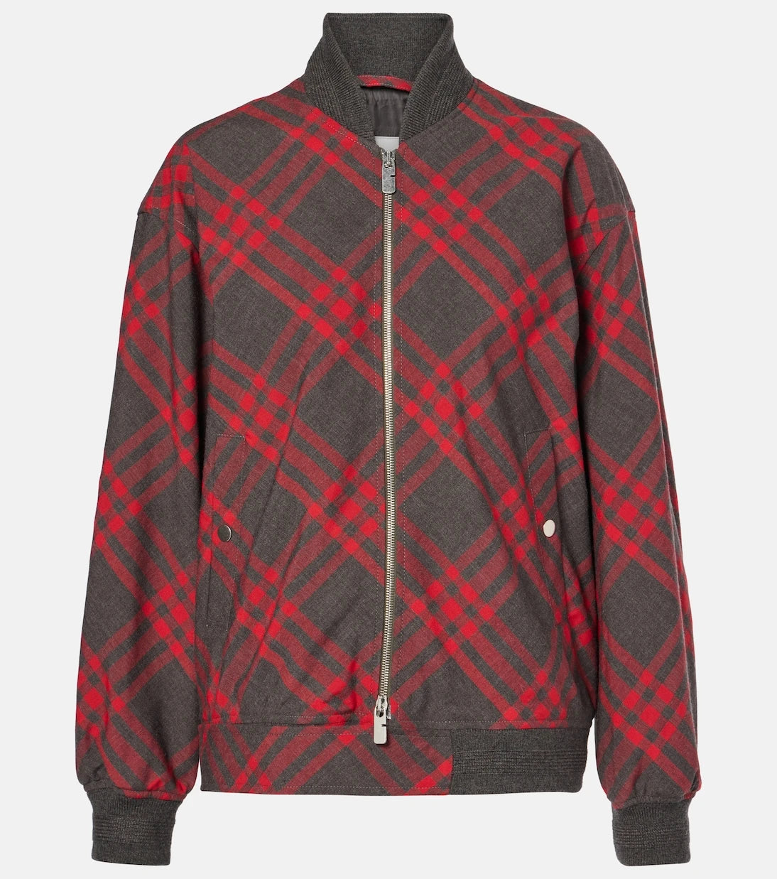 Burberry - Burberry Check bomber jacket