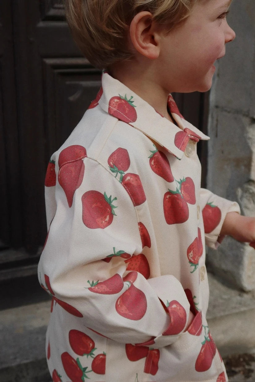 Konges Sløjd - Fen printed cotton twill overshirt