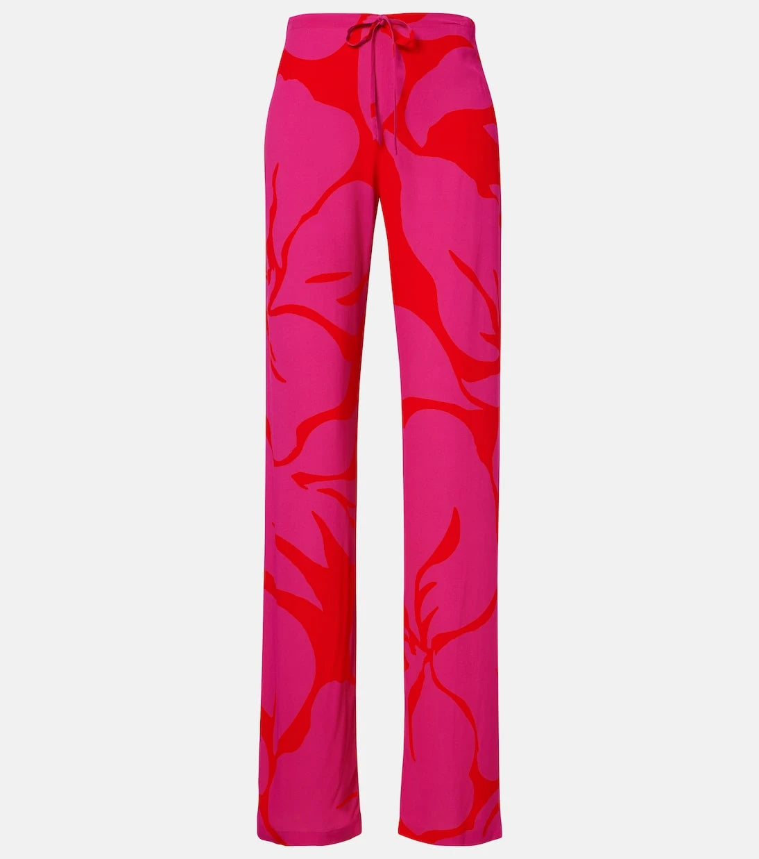 Dries Van Noten - Floral straight pants