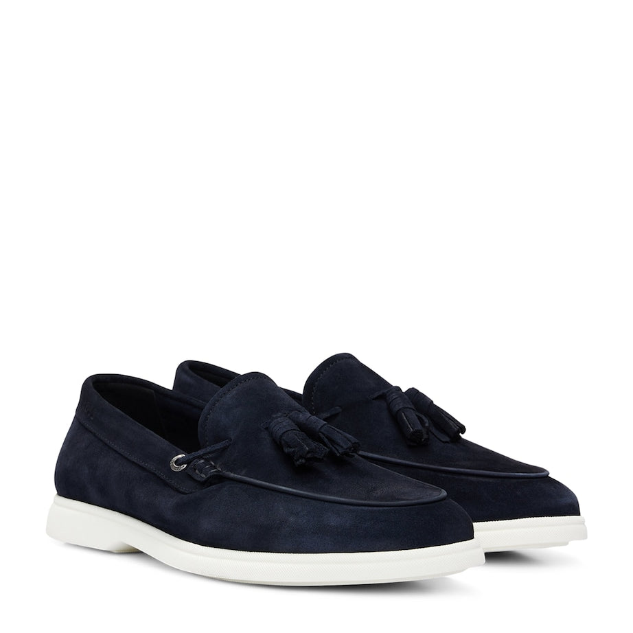 Suede Tassel Loafers