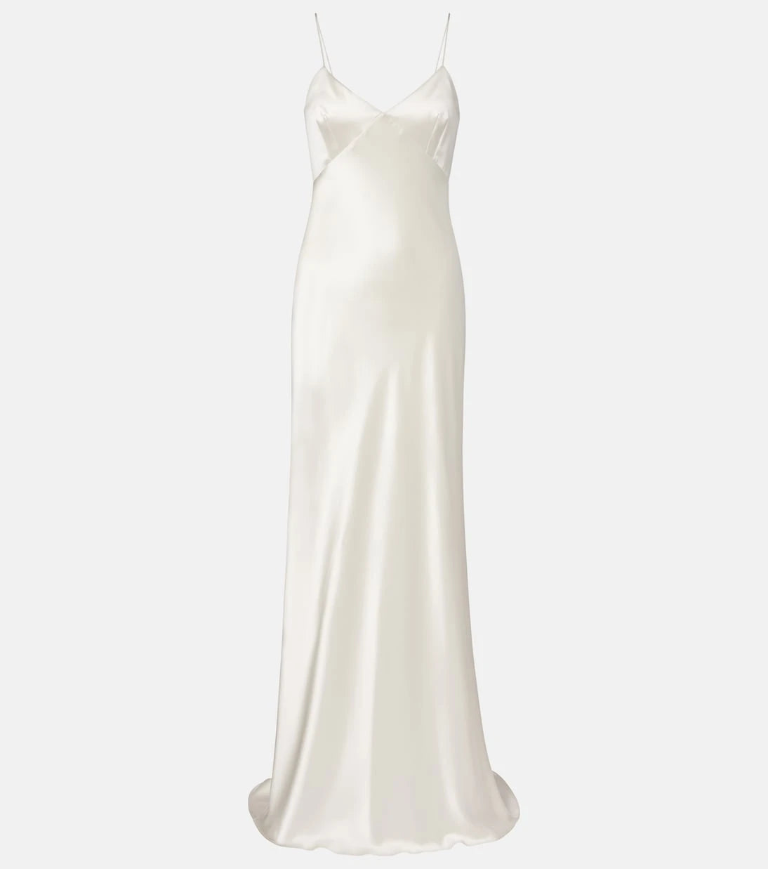 Max Mara - Silk satin gown