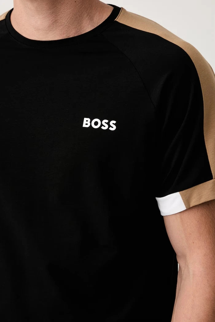 BOSS kısa kollu erkek pamuklu pijama Balance T-Shirt