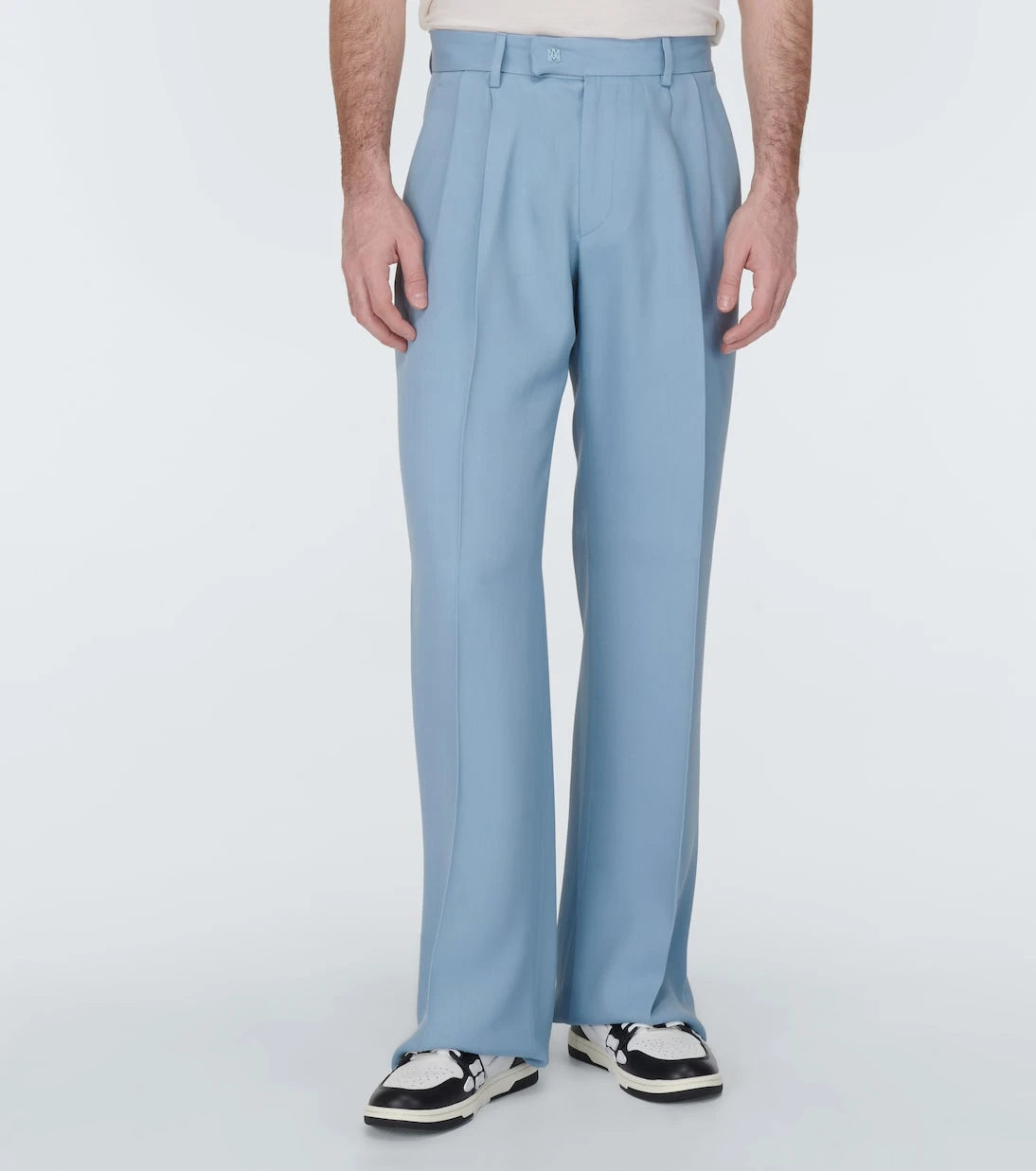 Amiri - Wide-leg twill pants