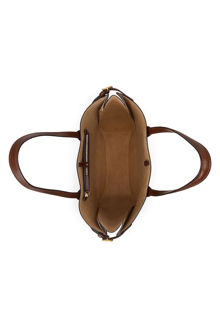 Кожена чанта Polo Ralph Lauren
