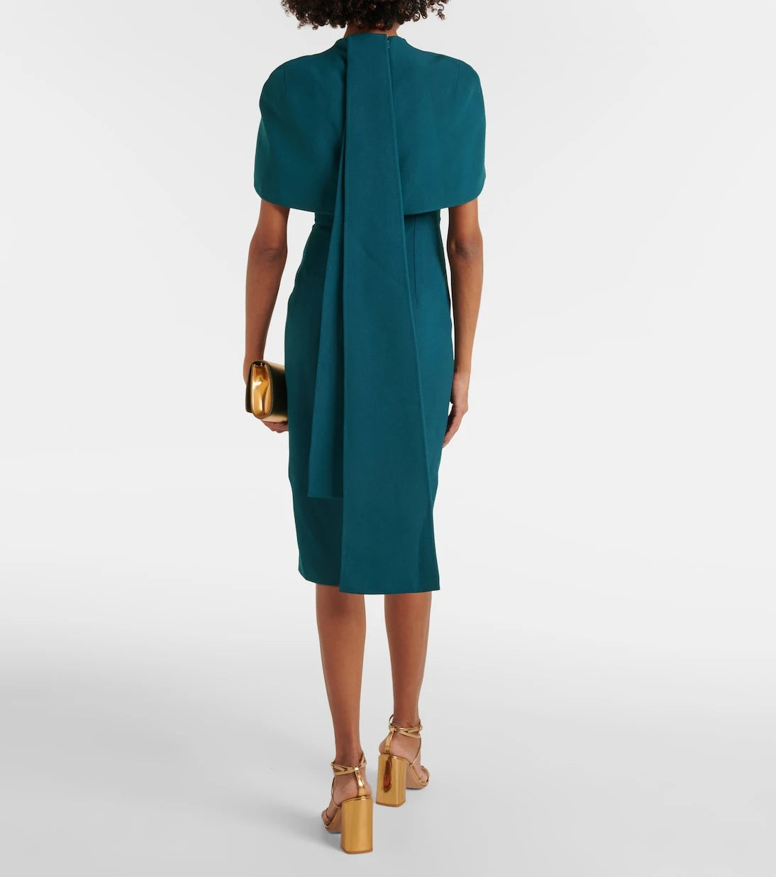 Safiyaa - Kalika caped midi dress