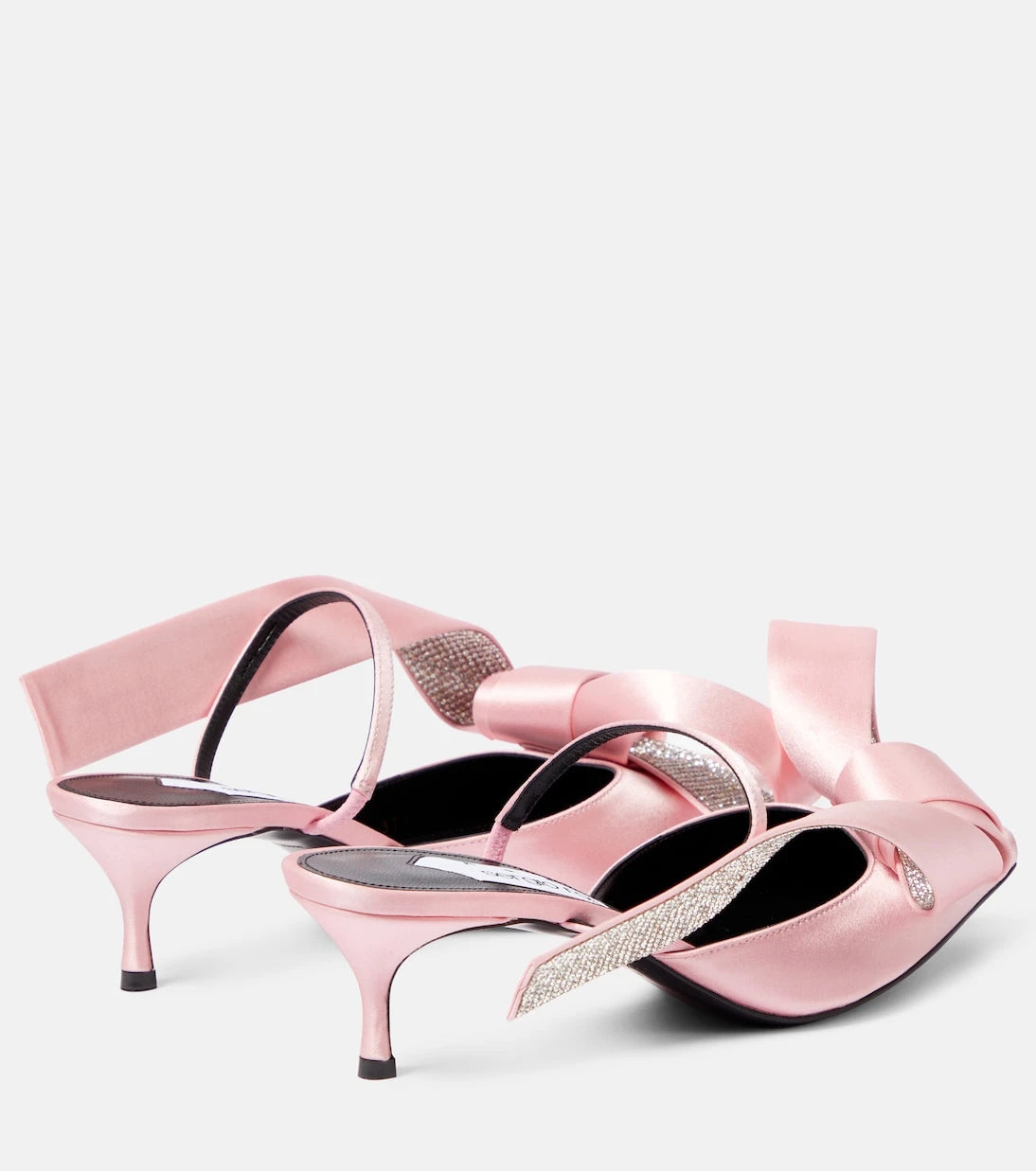 Area - x Sergio Rossi Marquise crystal-embellished mules