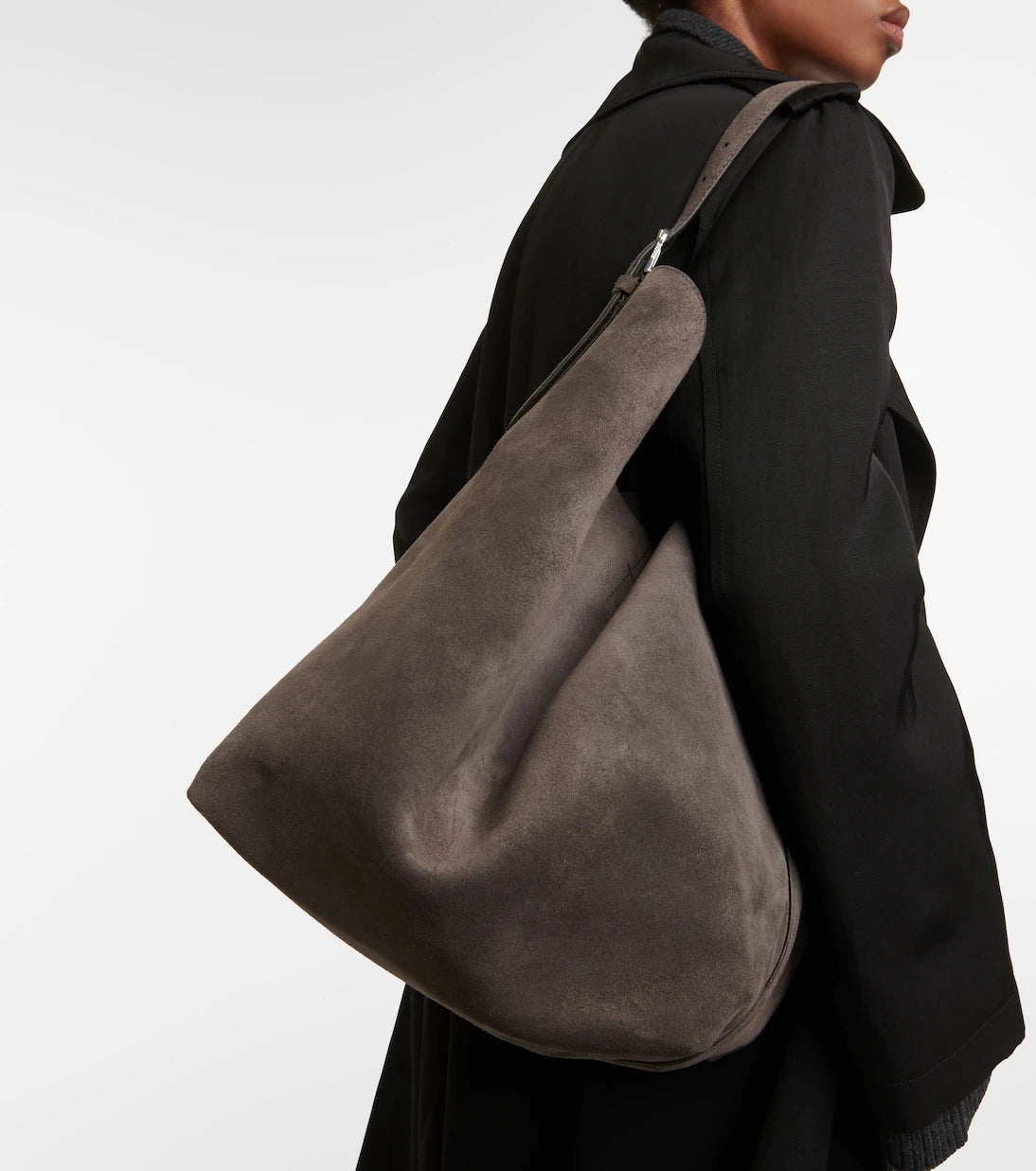 Toteme - Belted suede tote bag