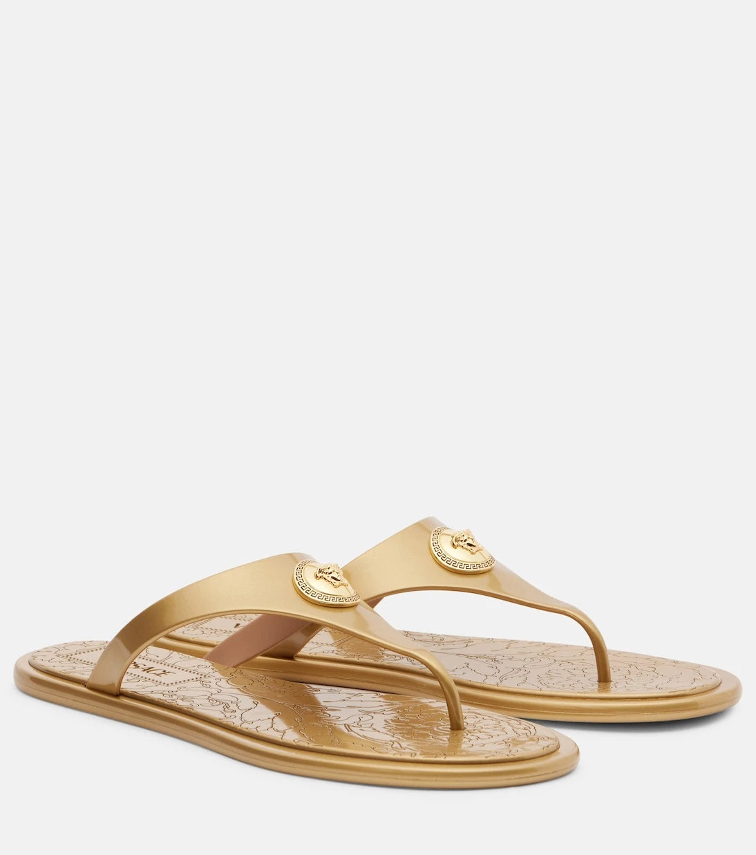 Versace - Alia Medusa thong sandals