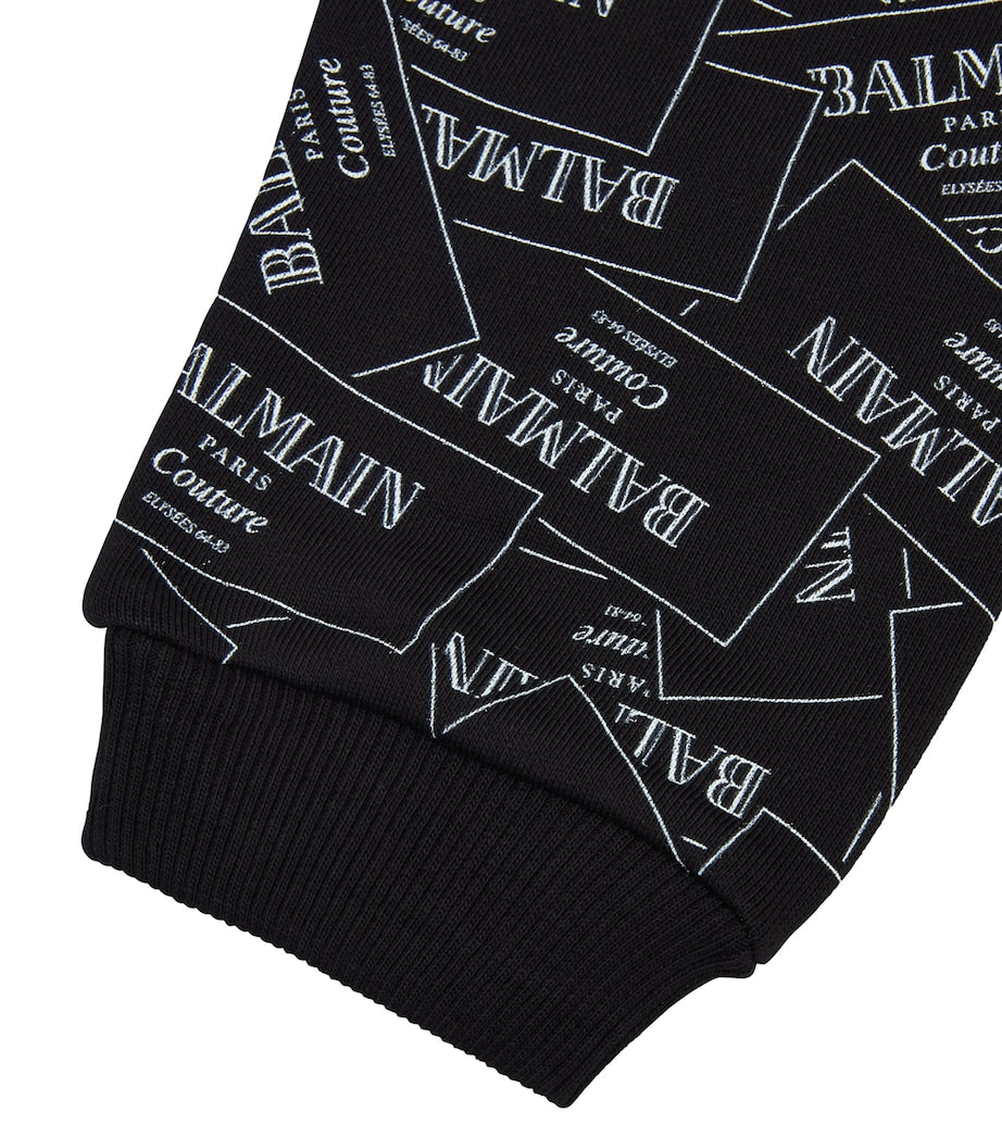 Balmain Kids Sticker Print Sweatpants (3-36 Months)