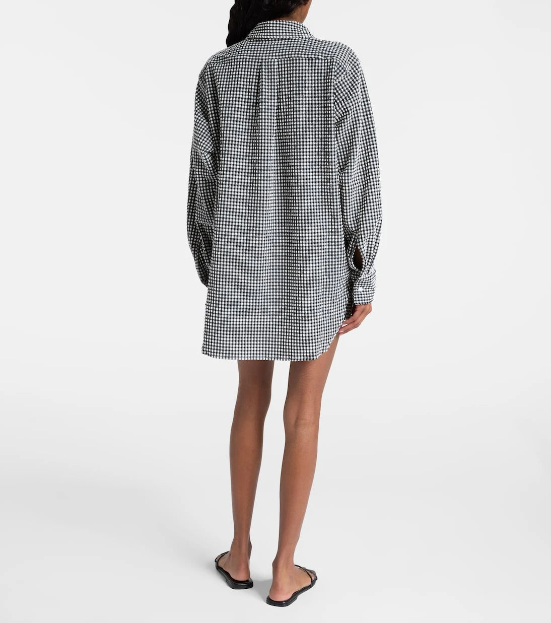 Hunza G - Gingham oversized shirt