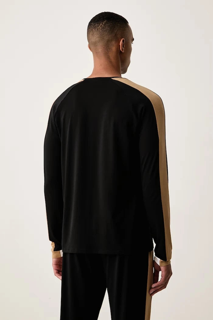 Pamuklu uzun kollu erkek pijama üstü Balance LS-Shirt