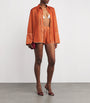 Oséree Orange Lumière Shorts