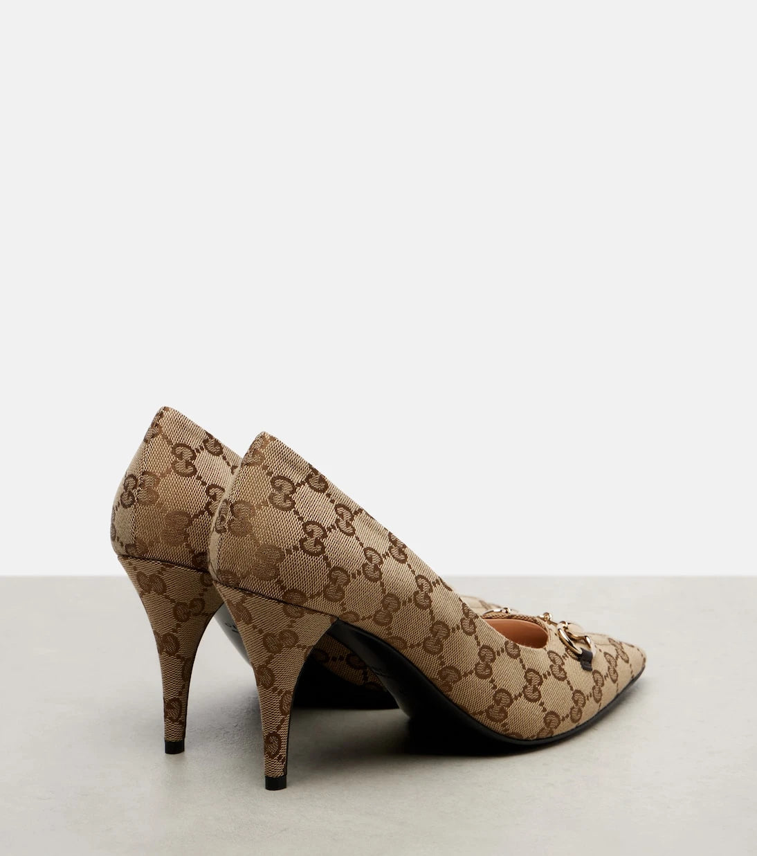 Gucci - Erin 85 canvas pumps