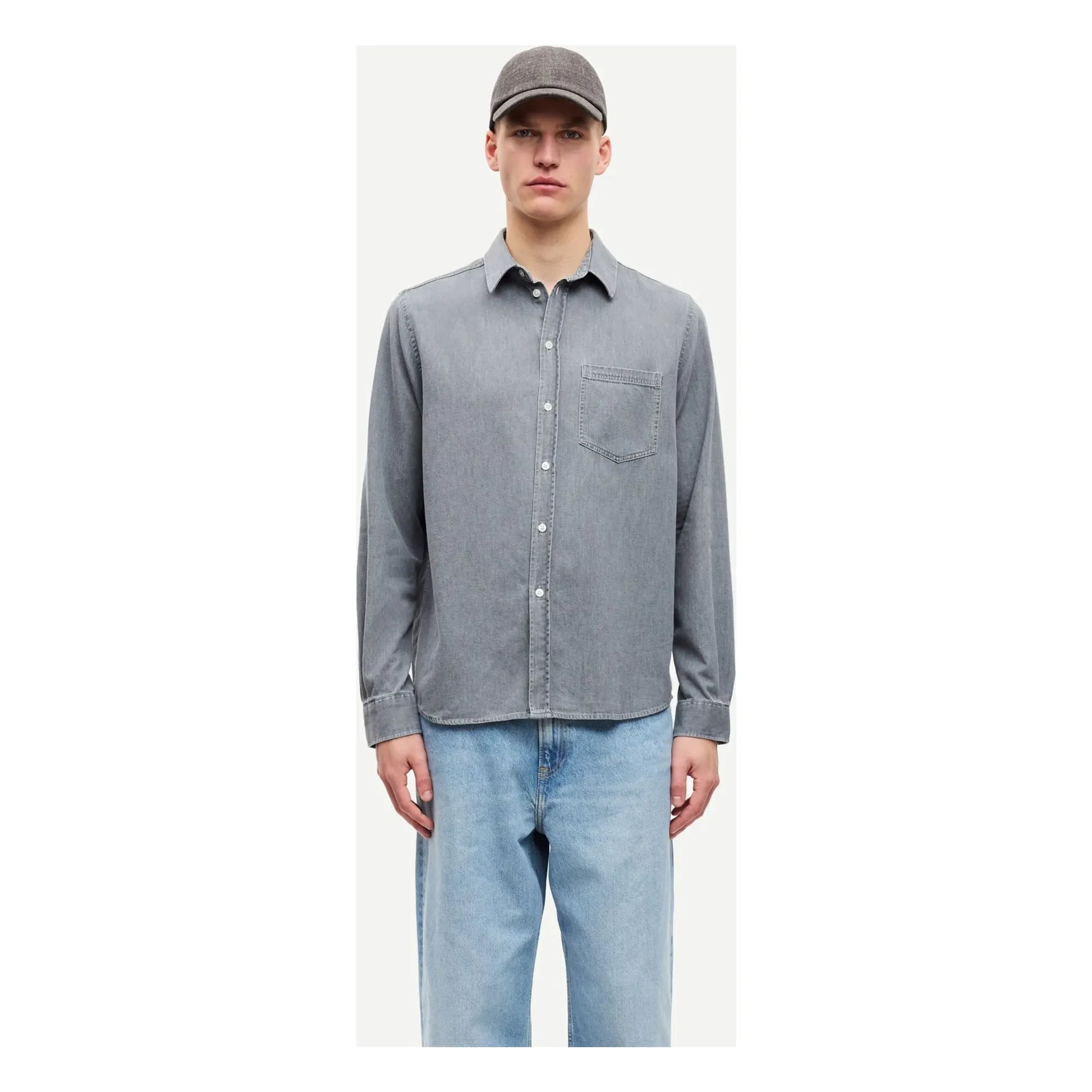 Samsoe Samsoe - Shirt Saryan P 15248 Organic cotton | Light Blue