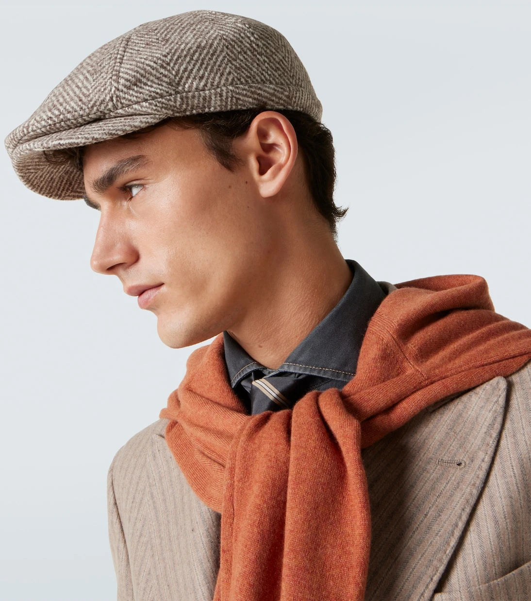 Brunello Cucinelli - Wool and alpaca wool-blend newsboy cap