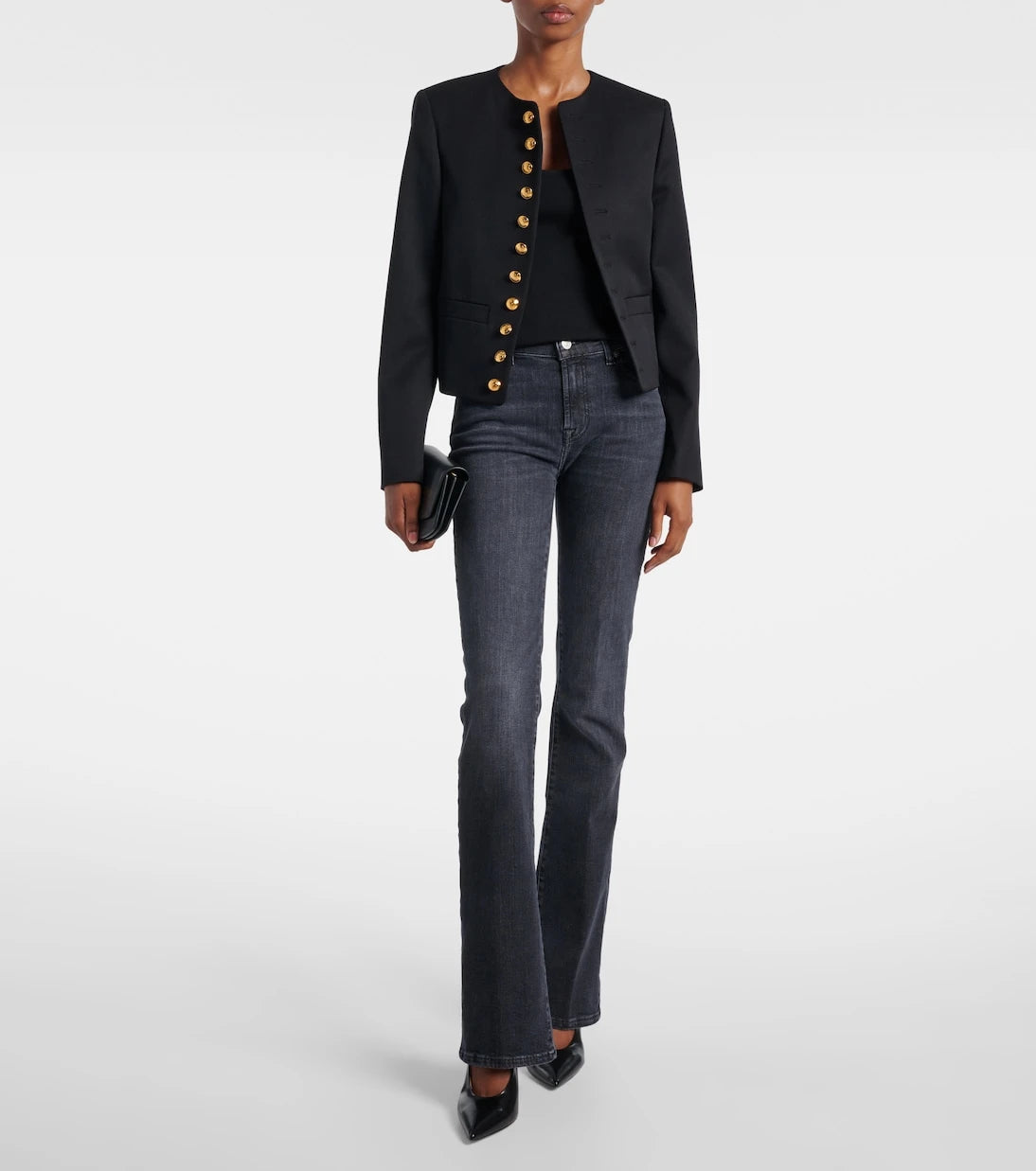 7 For All Mankind - Bootcut mid-rise flared jeans