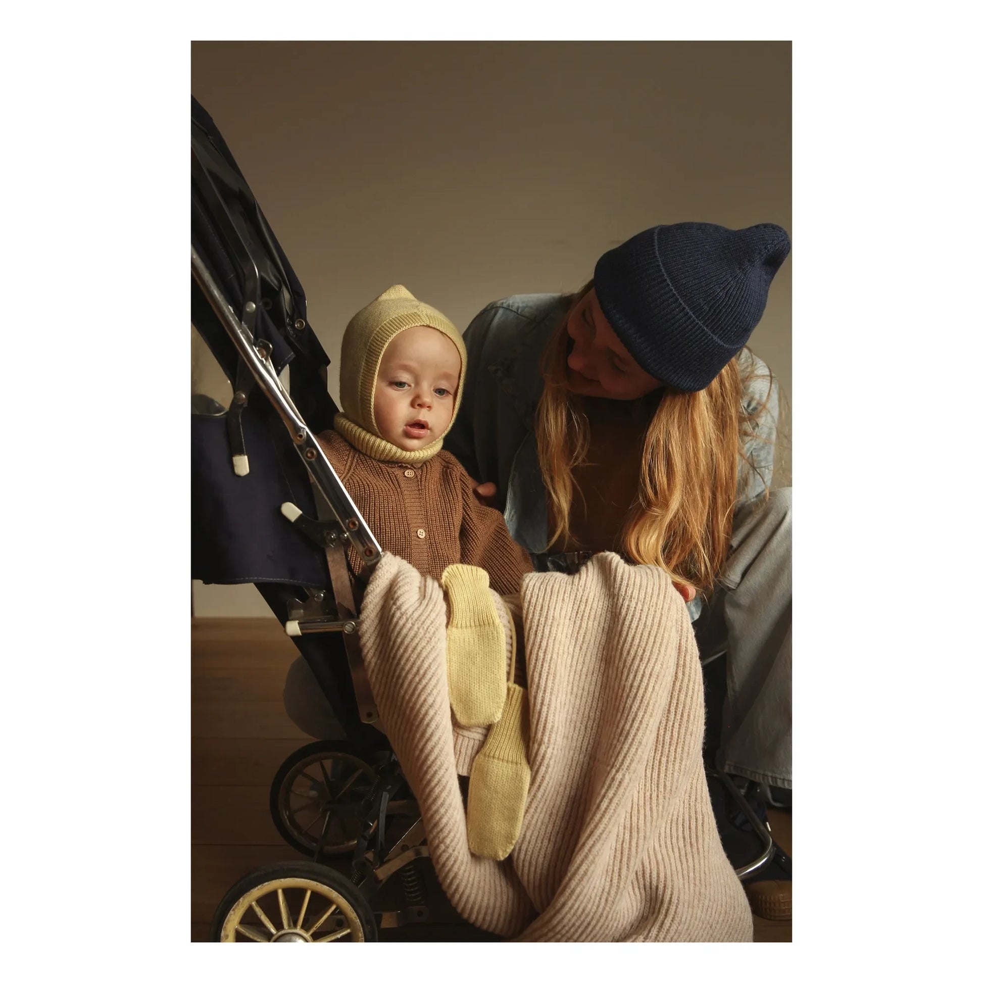 Hvid - Gaston blanket Merino wool | Heather beige
