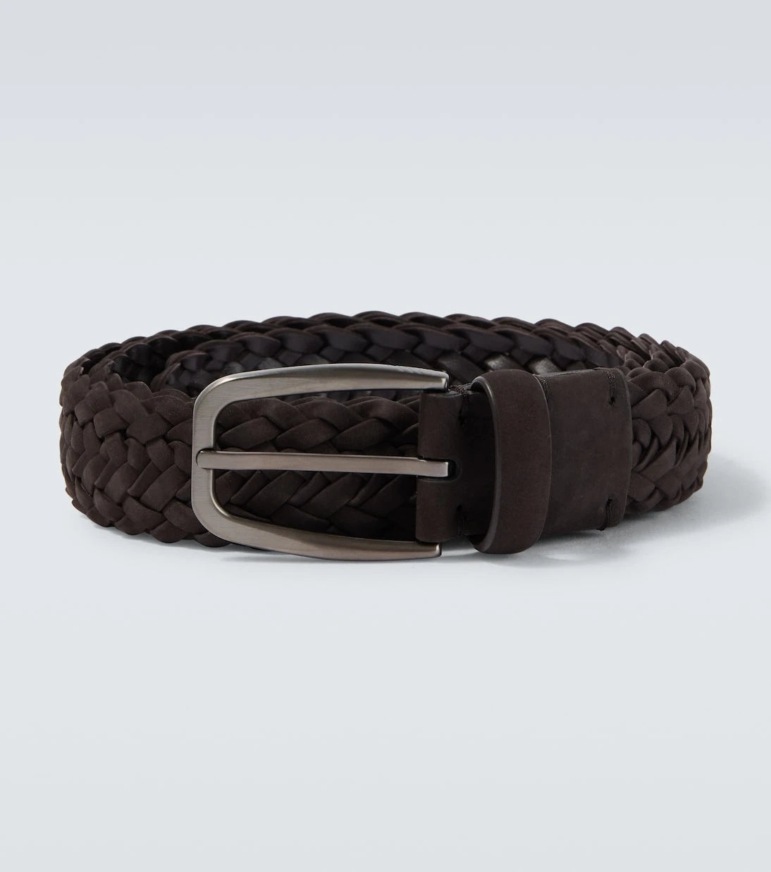 Zegna - Braided leather belt