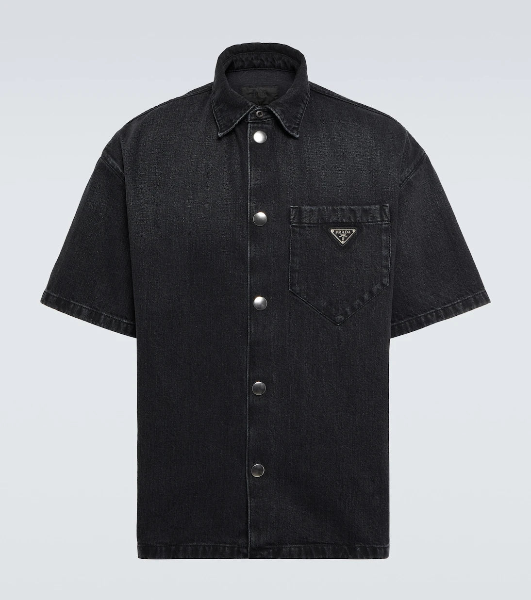 Prada - Logo denim shirt