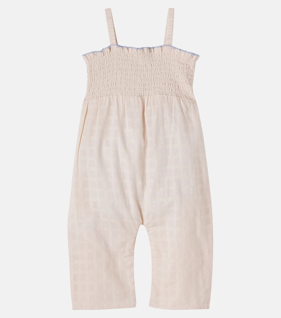 Louise Misha - Baby Morli checked cotton jumpsuit