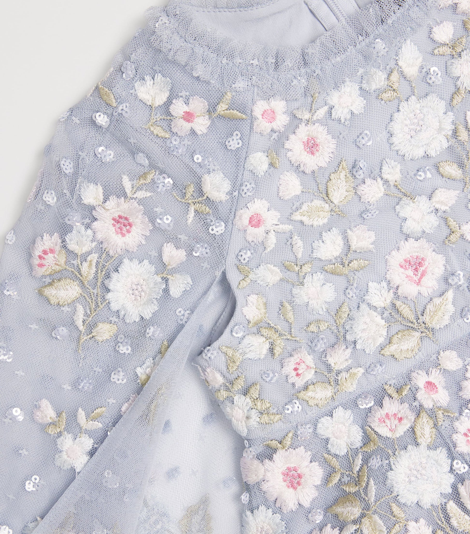 Needle & Thread Tulle Cape Ethereal Blooms Dress (4-6 Years)