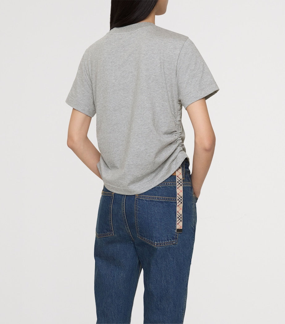 Burberry Grey Cotton Festival T-Shirt