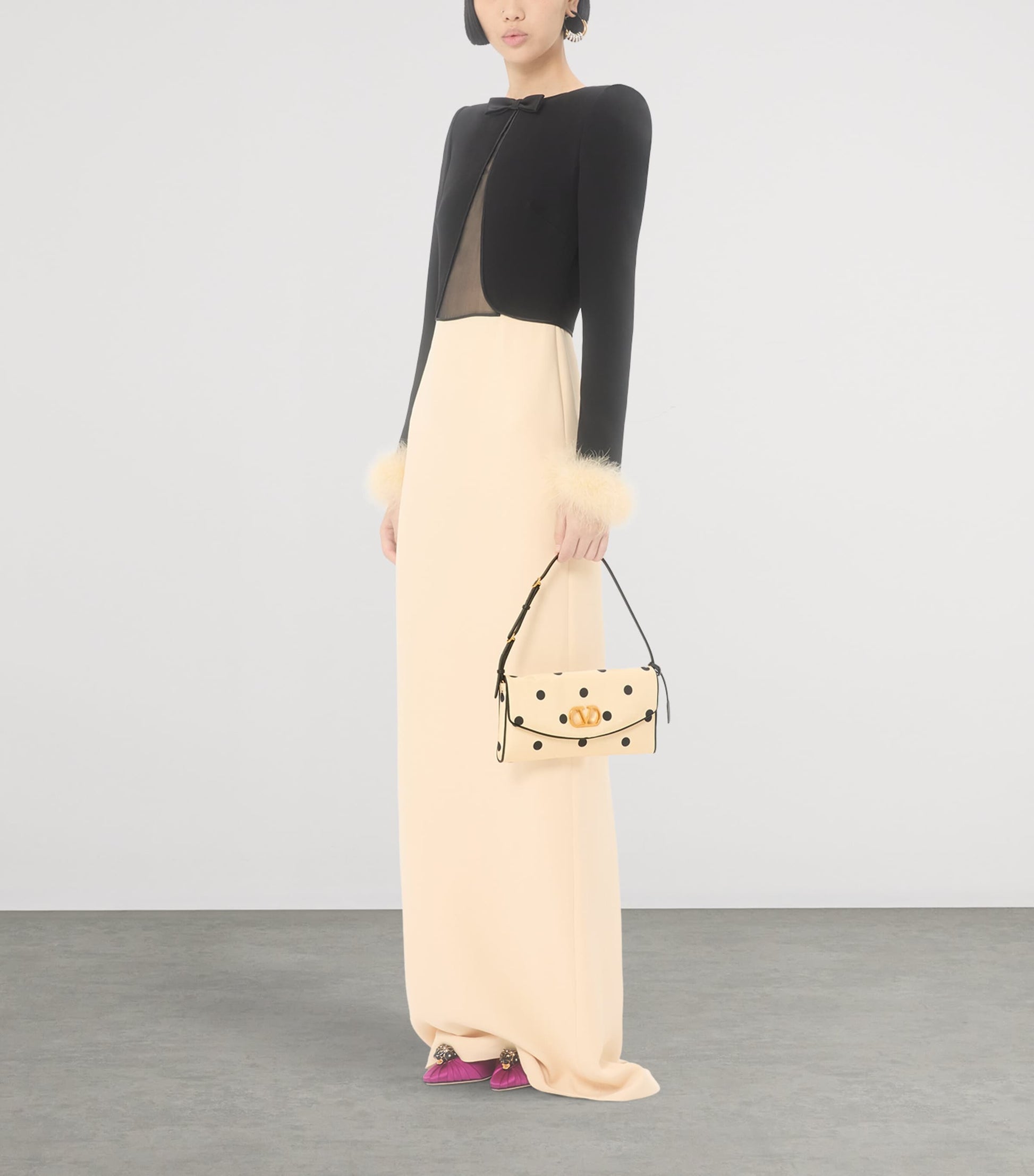 Small Polka-Dot DeVain Shoulder Bag