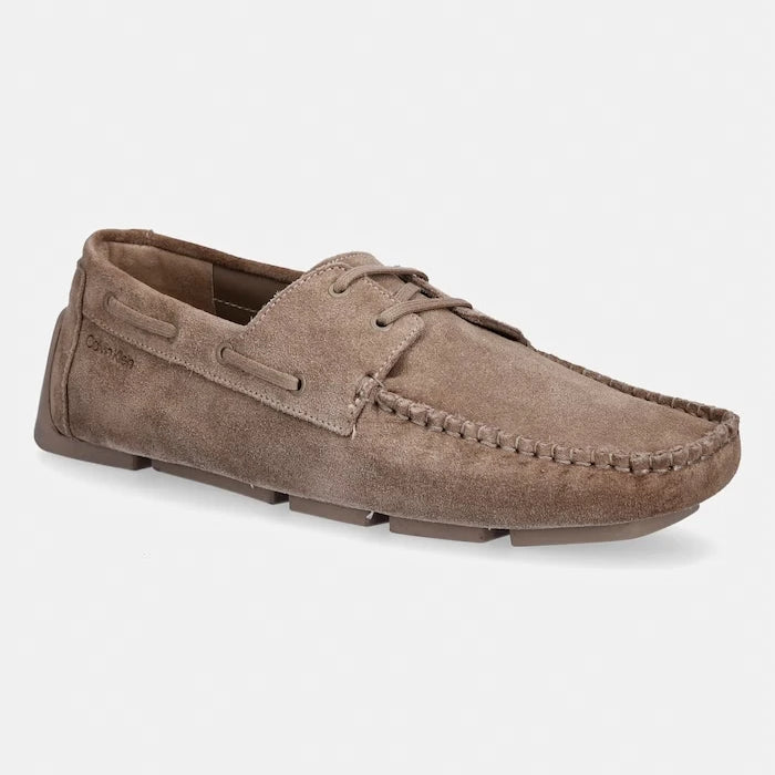 Calvin Klein Erkek Süet Mokasen DRIVER BOAT SU