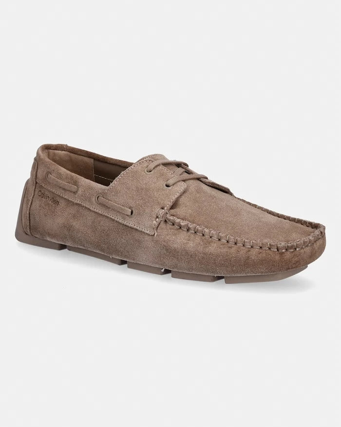 Calvin Klein Erkek Süet Mokasen DRIVER BOAT SU
