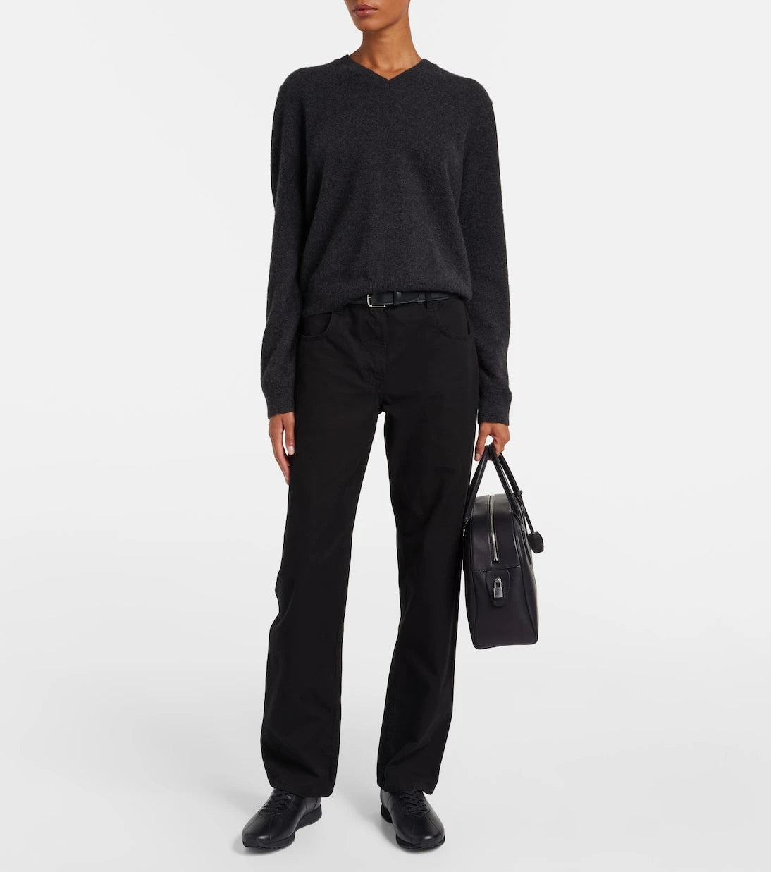 The Row - Mica leather sneakers
