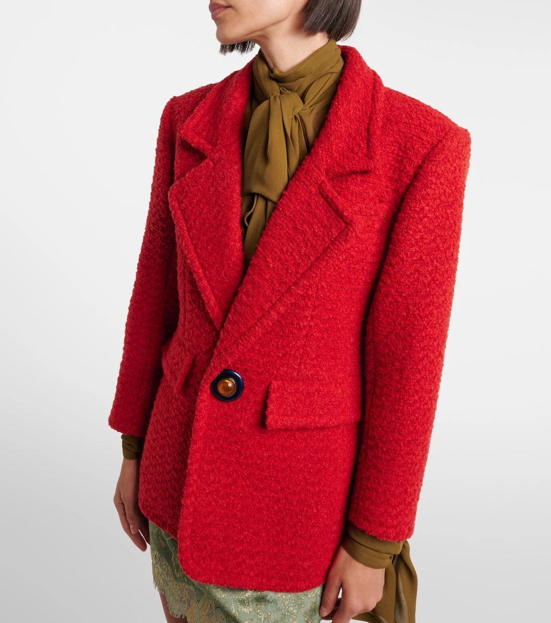 Saint Laurent - Wool and silk-blend tweed jacket