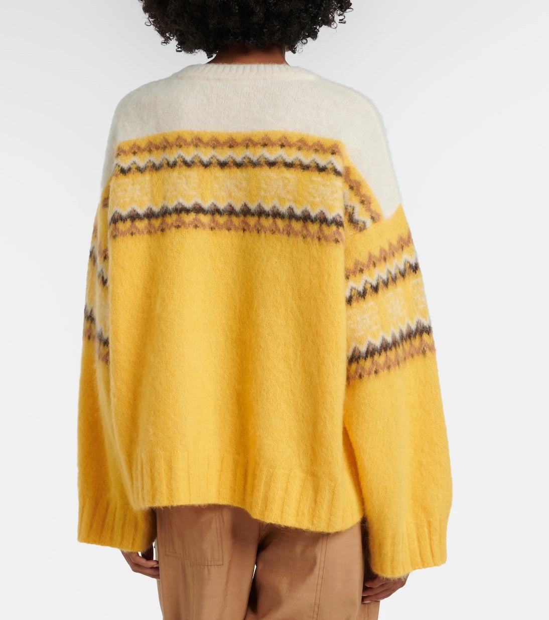 Ganni - Fair Isle alpaca and wool-blend intarsia sweater