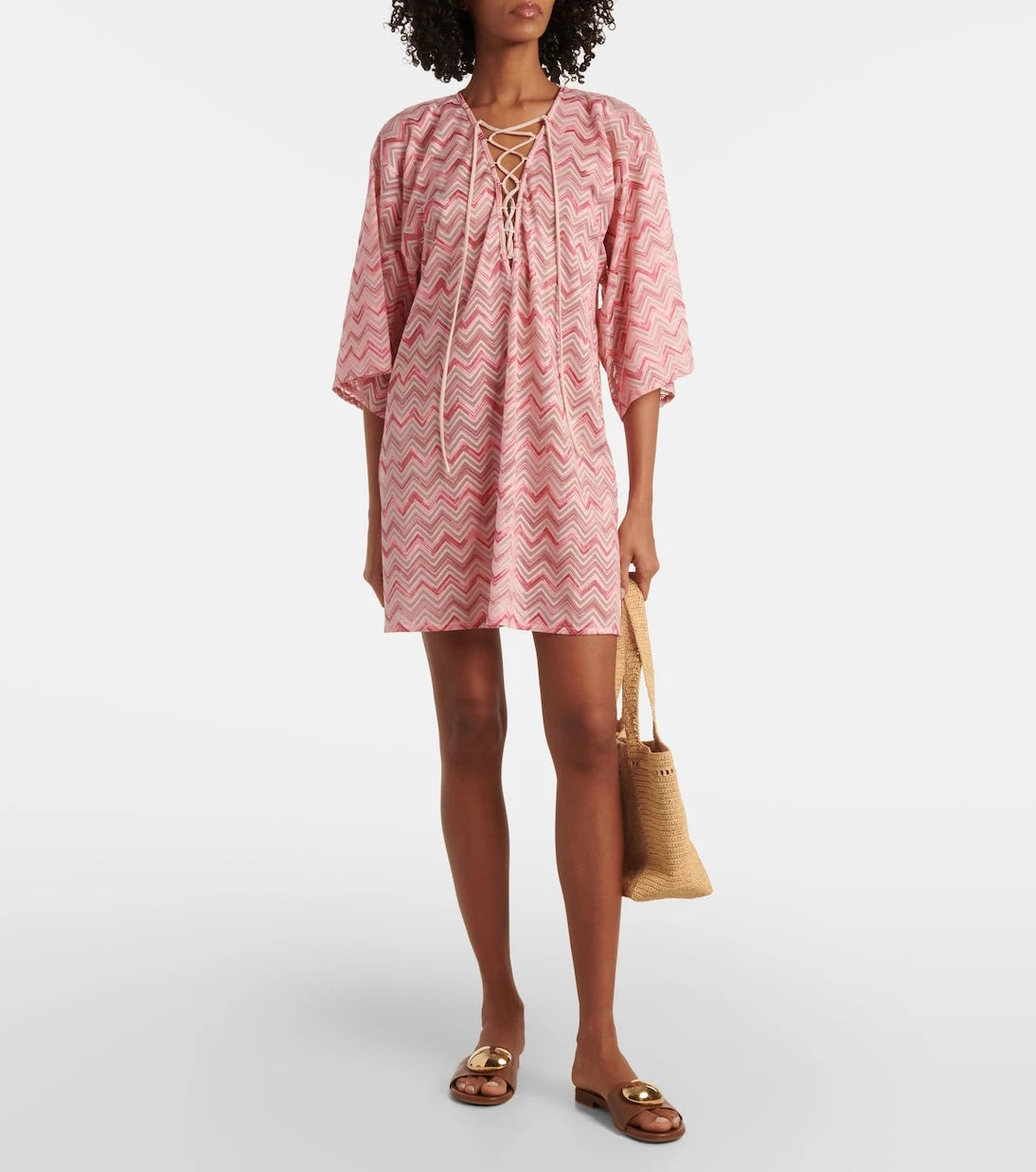 Missoni - Chevron lamé kaftan